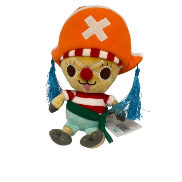 peluche de chopper disfrazado del payaso